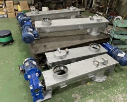 스크류 컨베이어 (SCREW CONVEYOR) 스텐 웜감속기 타입
