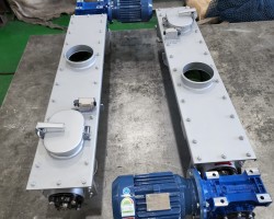 Screw Conveyor-(STS304) SC 내면 테프론 코팅 WORM 감속기 TYEP